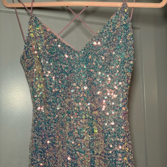 NWT Sequin Mini Dress | Large - Picture 3 of 8